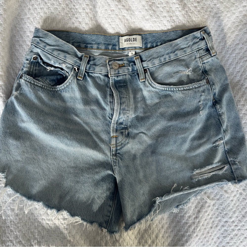 Agolde Parker Long Shorts